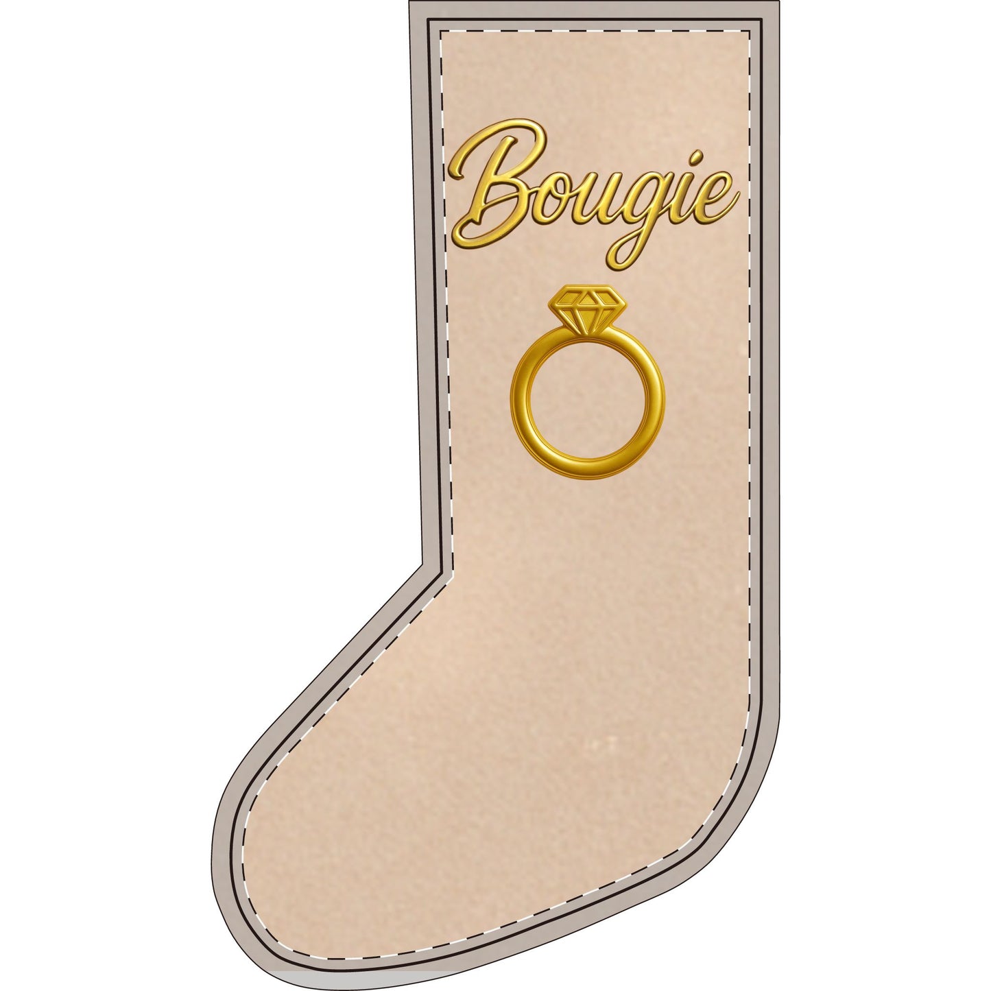 JusKay Design | Bougie | Flannel Christmas Stockings