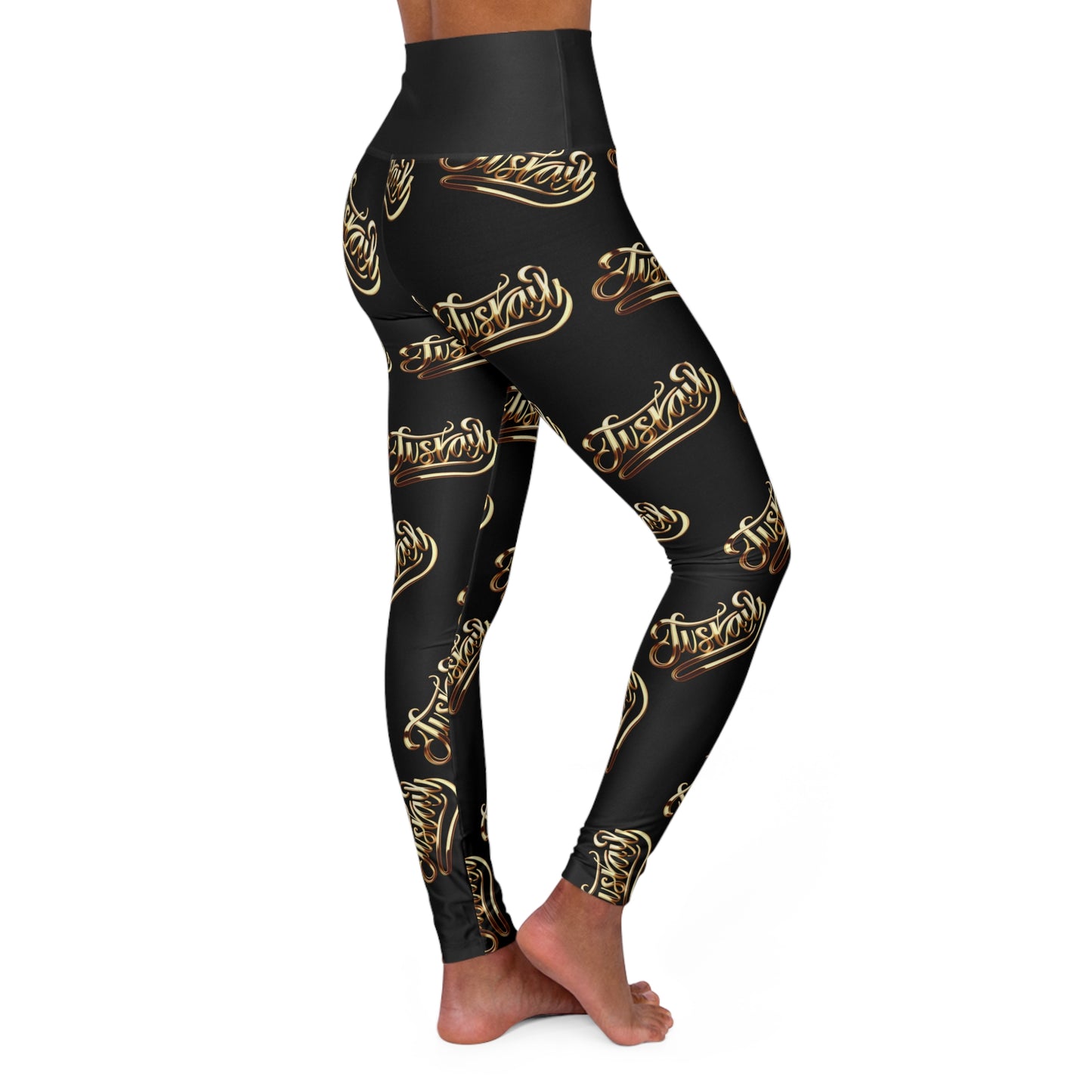 Stylish High Waisted Yoga Leggings | JusKay Design