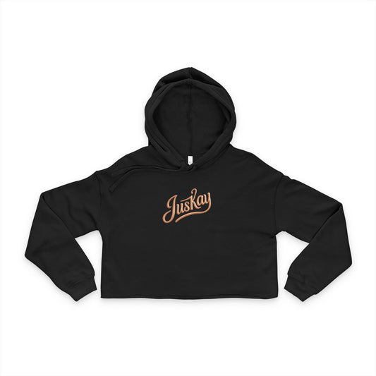 Stylish Women's Cropped Hoodie with 'Juskay' Design
