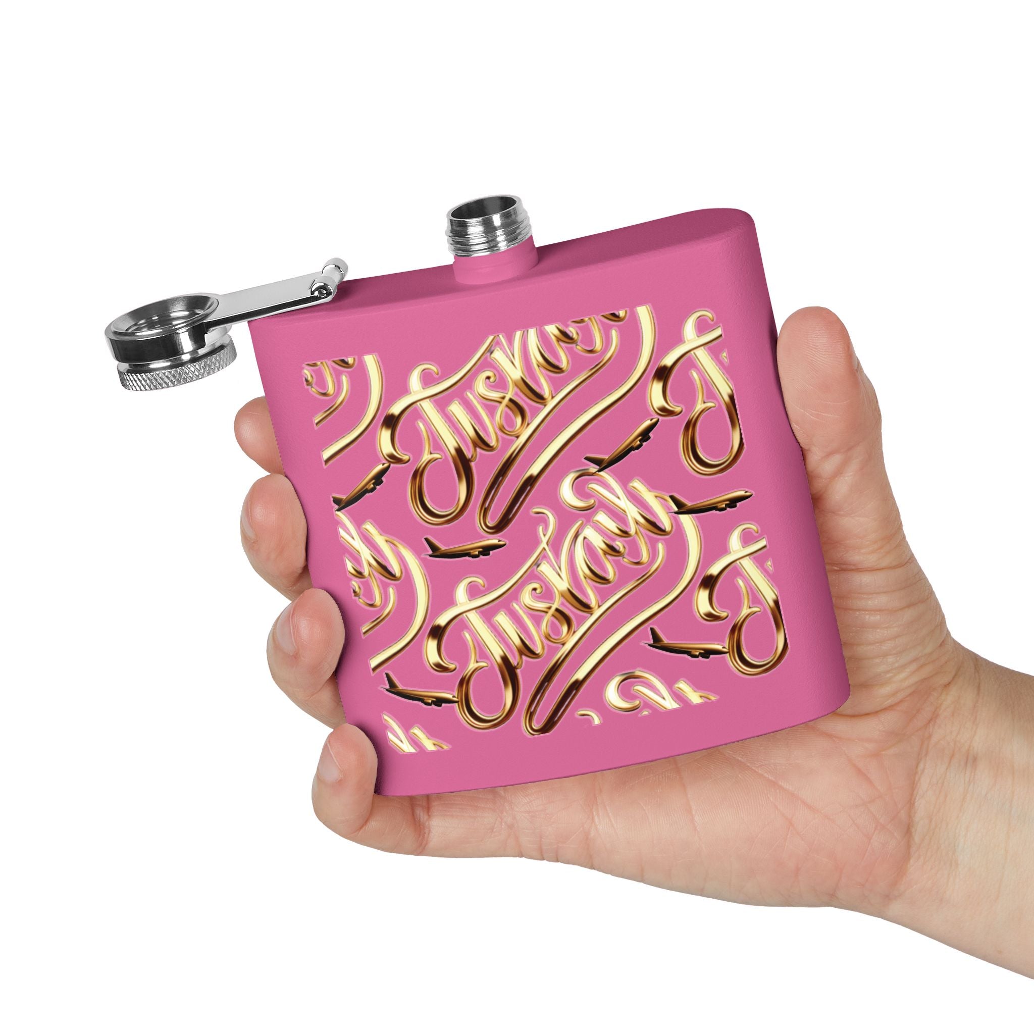 Stainless Steel Flask, 6oz