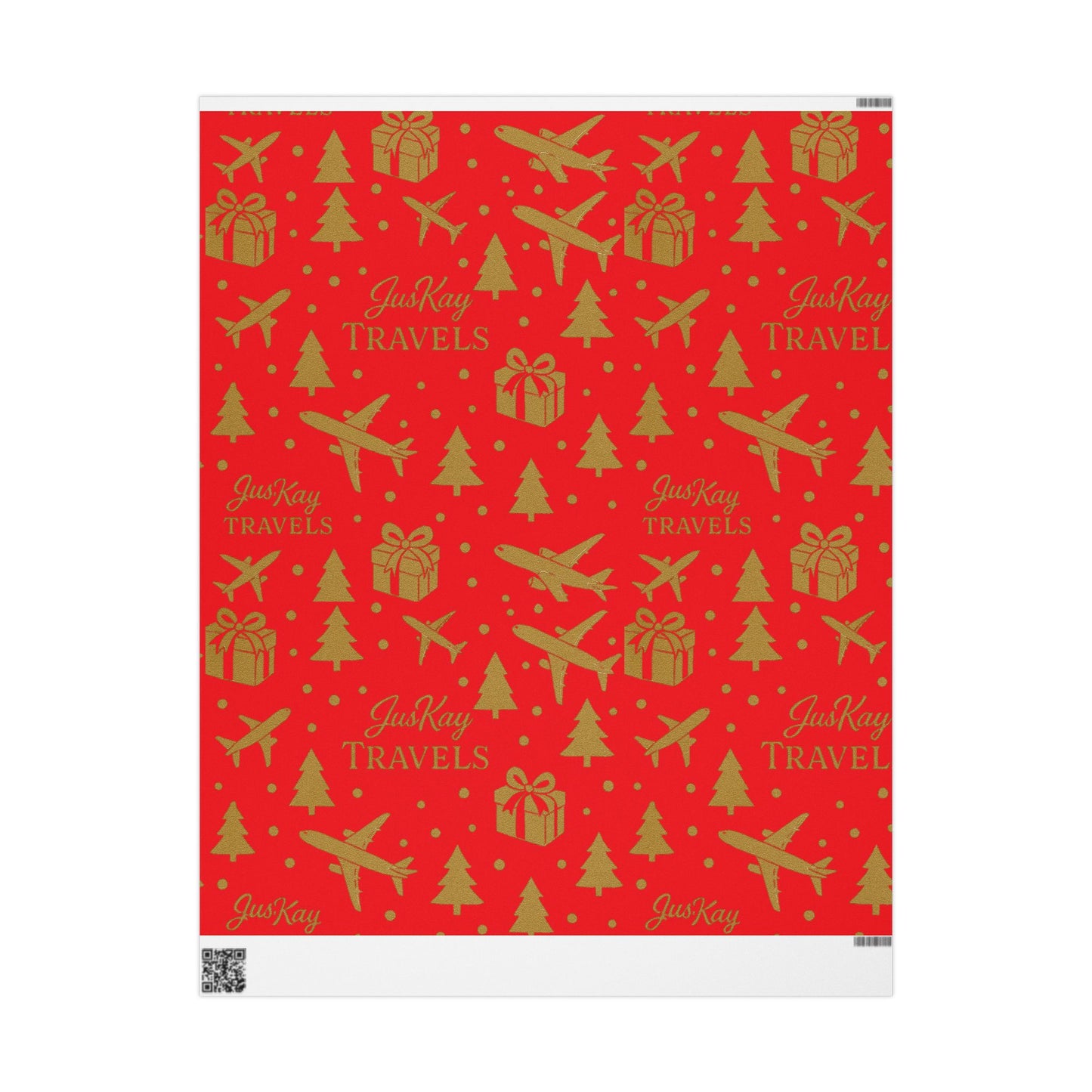 Christmas | Holiday Wrapping Paper | JusKay Travels Design