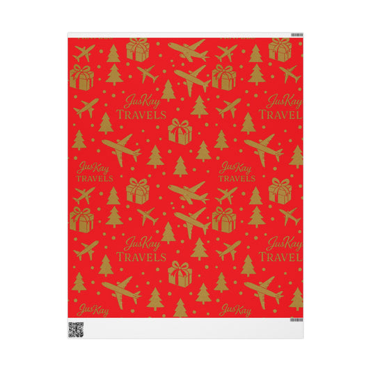 Christmas | Holiday Wrapping Paper | JusKay Travels Design