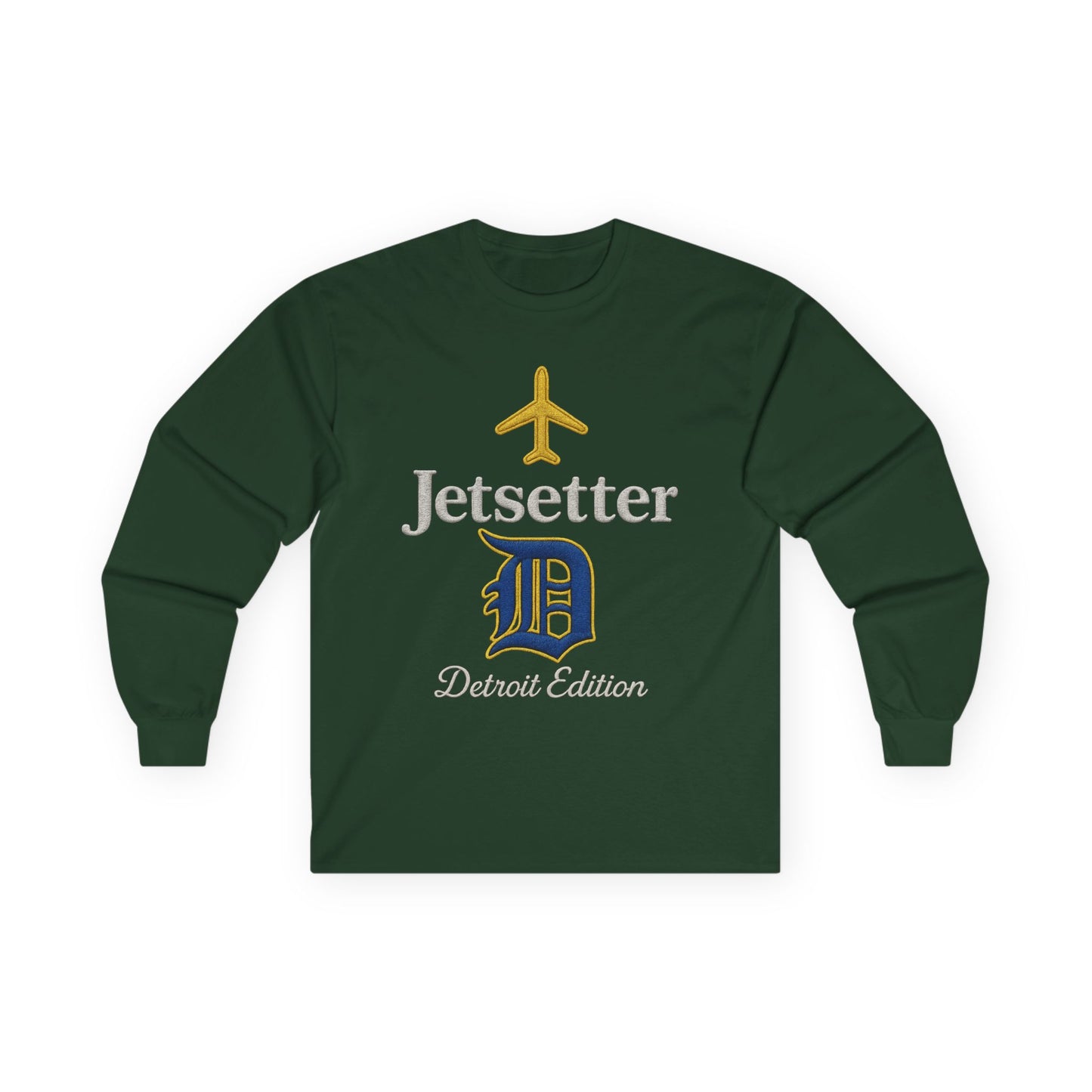 Jetsetter Detroit Long Sleeve Tee - JusKay Design