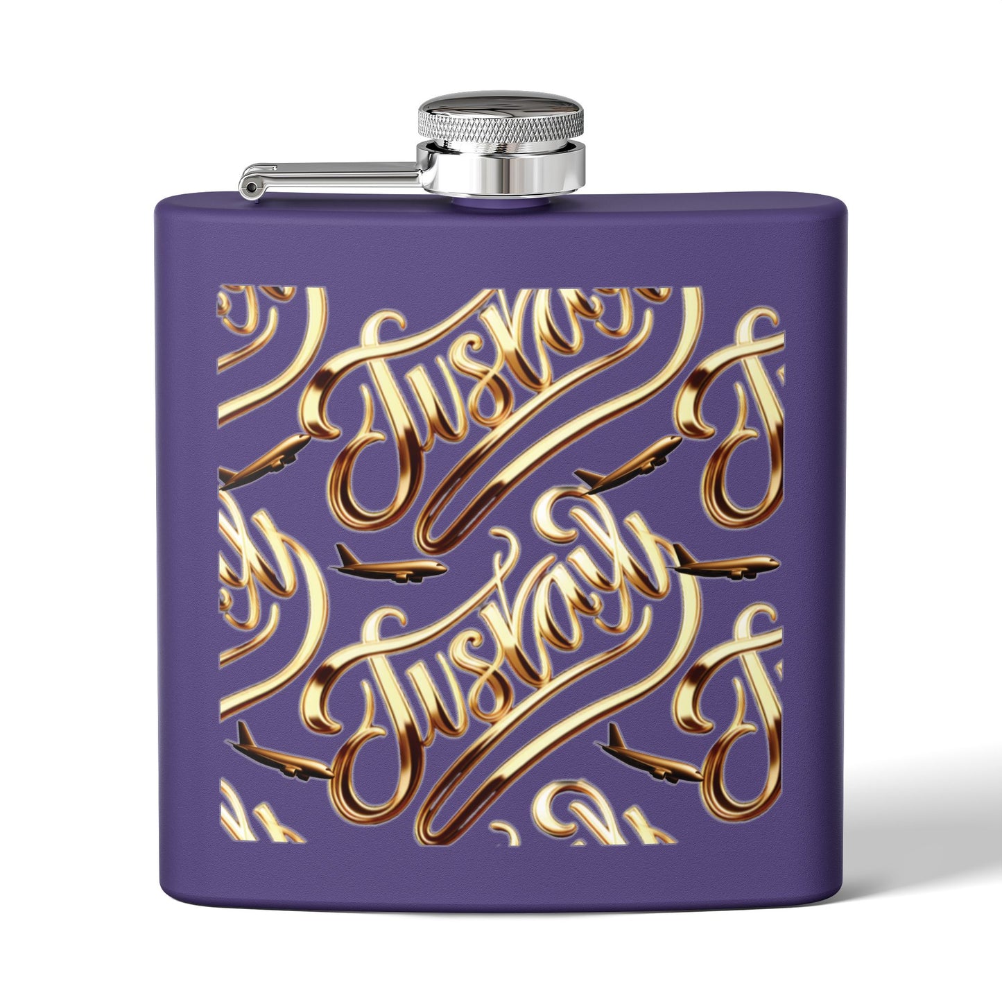 Stainless Steel Flask, 6oz - JusKay Design