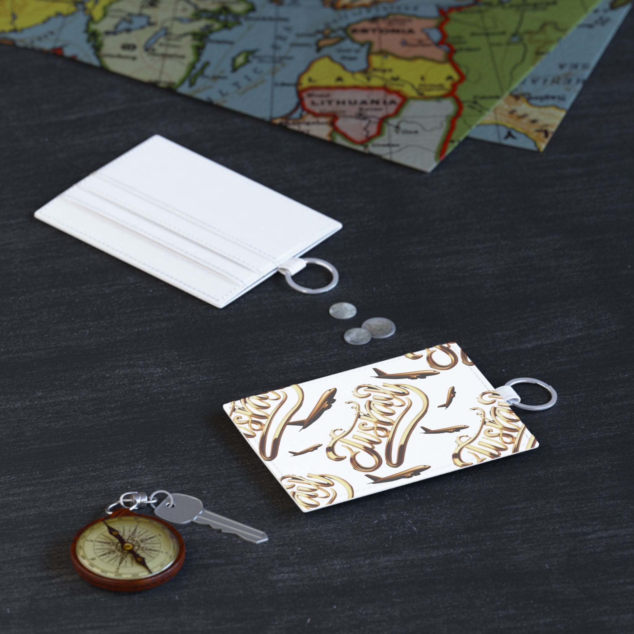 Card Holder Saffiano Leather- Designed by Juskay