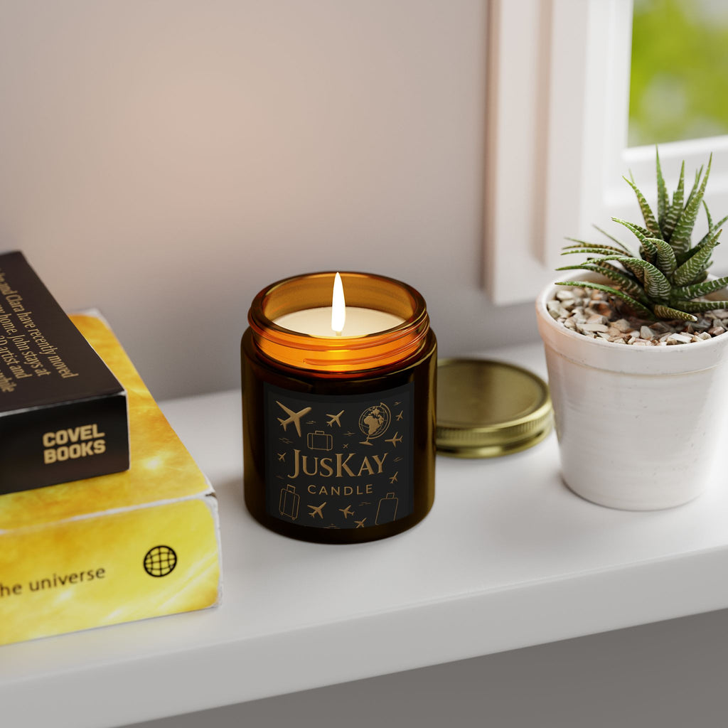 Travel Scented Candles, Coconut Apricot Wax