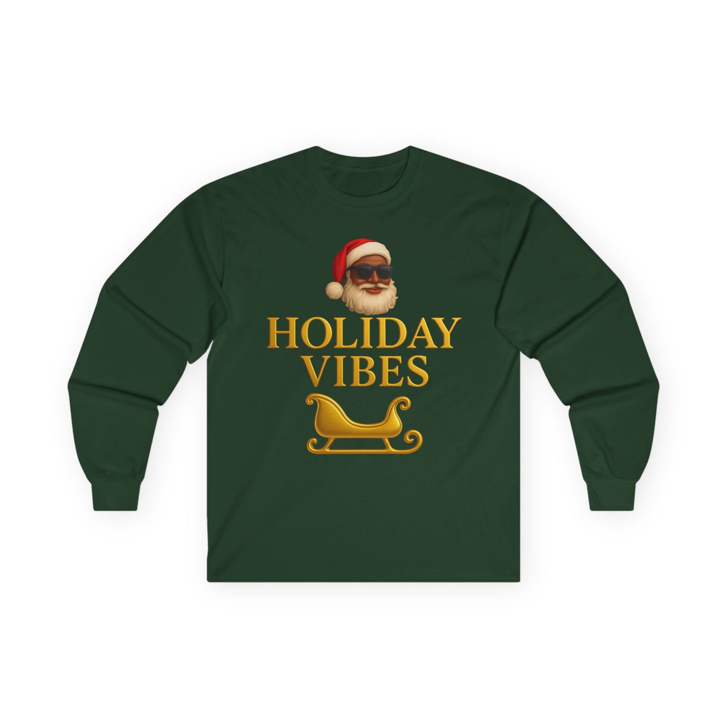Holiday Vibes Long Sleeve Tee | Juskay Design