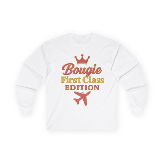 Bougie First Class Long Sleeve Tee - JusKay Design