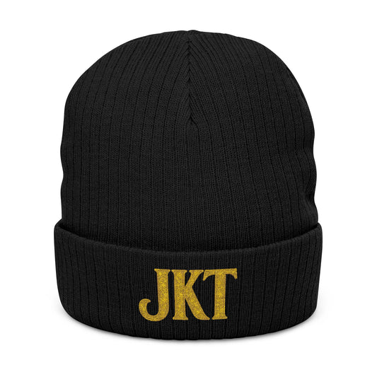 Beanie — Ribbed Knit Cuffed Hat - JusKay Design