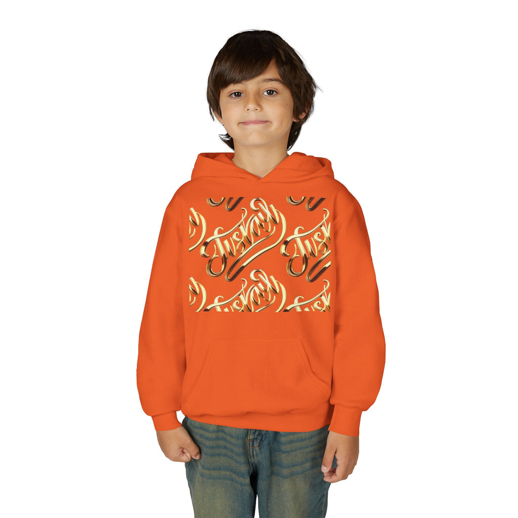 Youth Hooded Sweatshirt with Juskay Design