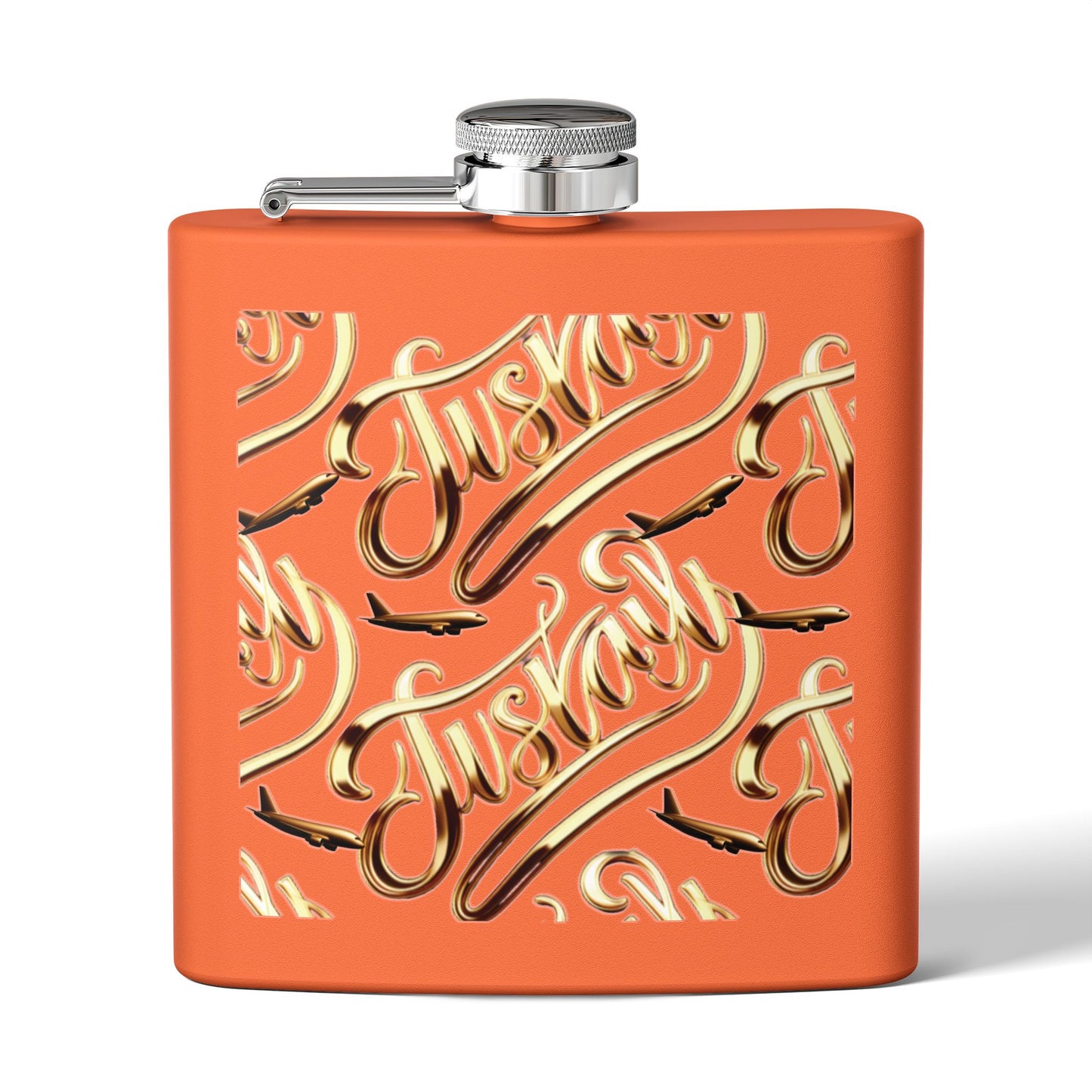 Stainless Steel Flask, 6oz - JusKay Design