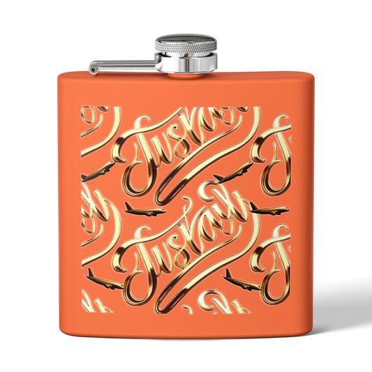 Stainless Steel Flask, 6oz - JusKay Design