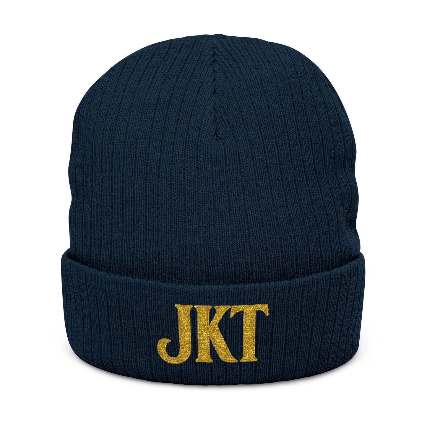 Beanie — Ribbed Knit Cuffed Hat - JusKay Design