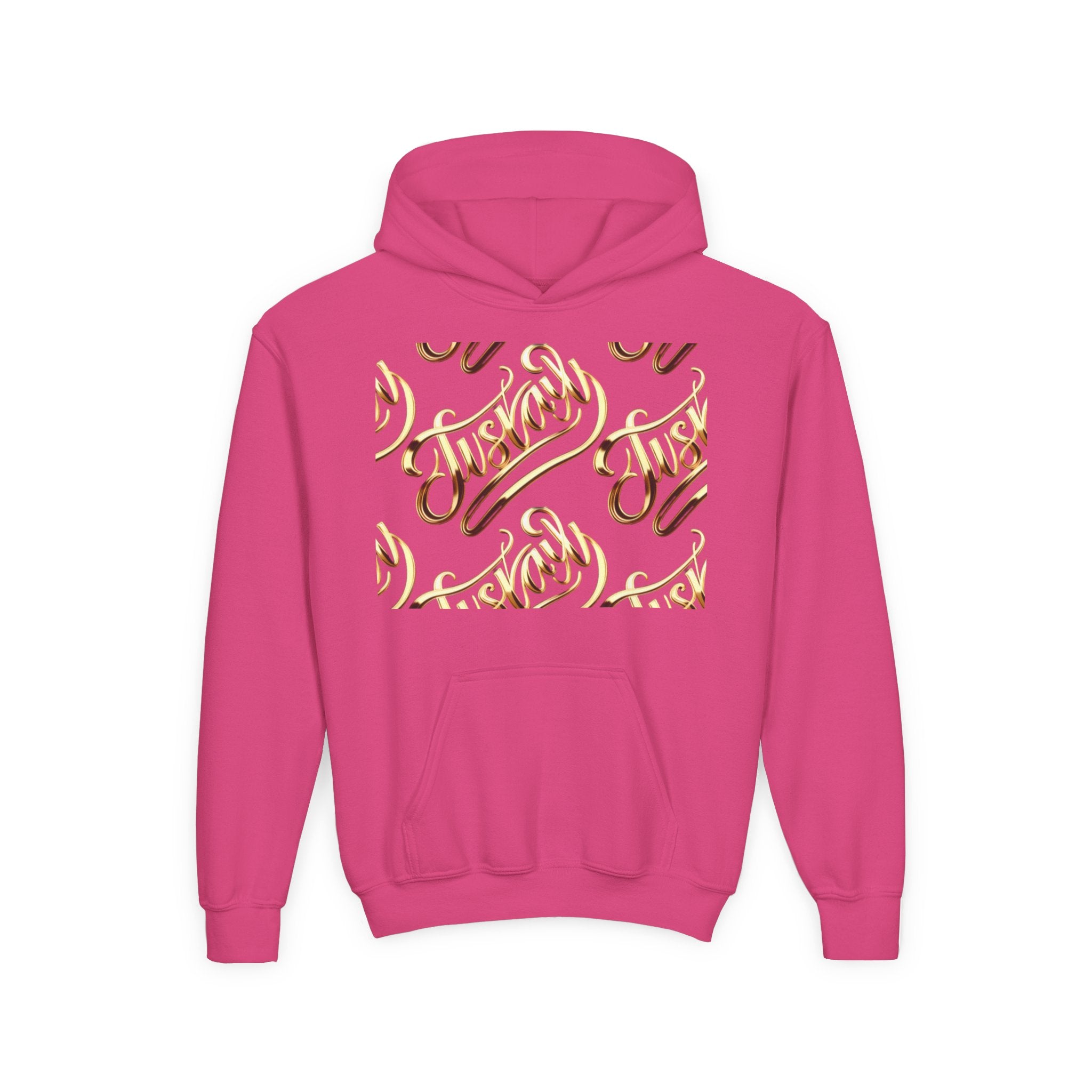 Youth Hooded Sweatshirt with Juskay Design