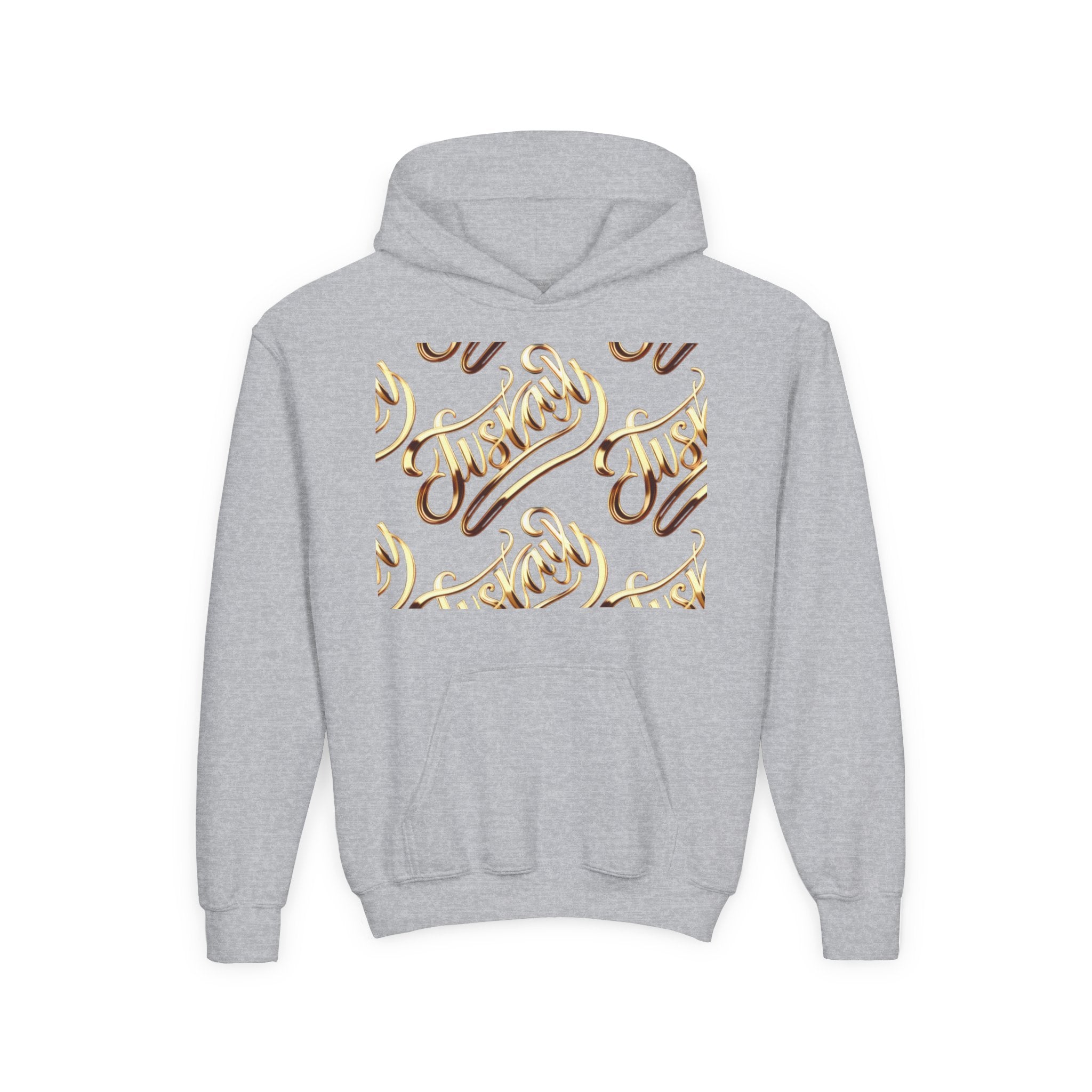 Youth Hooded Sweatshirt with Juskay Design