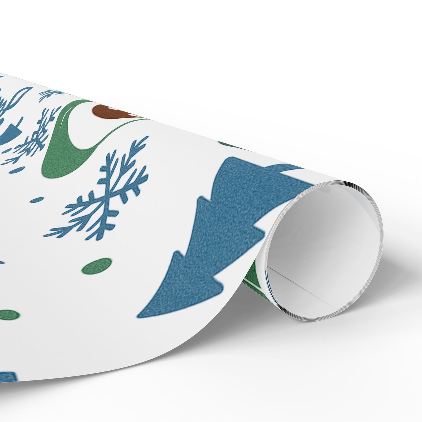 Black Santa | Holiday Wrapping Paper | JusKay Travels Design