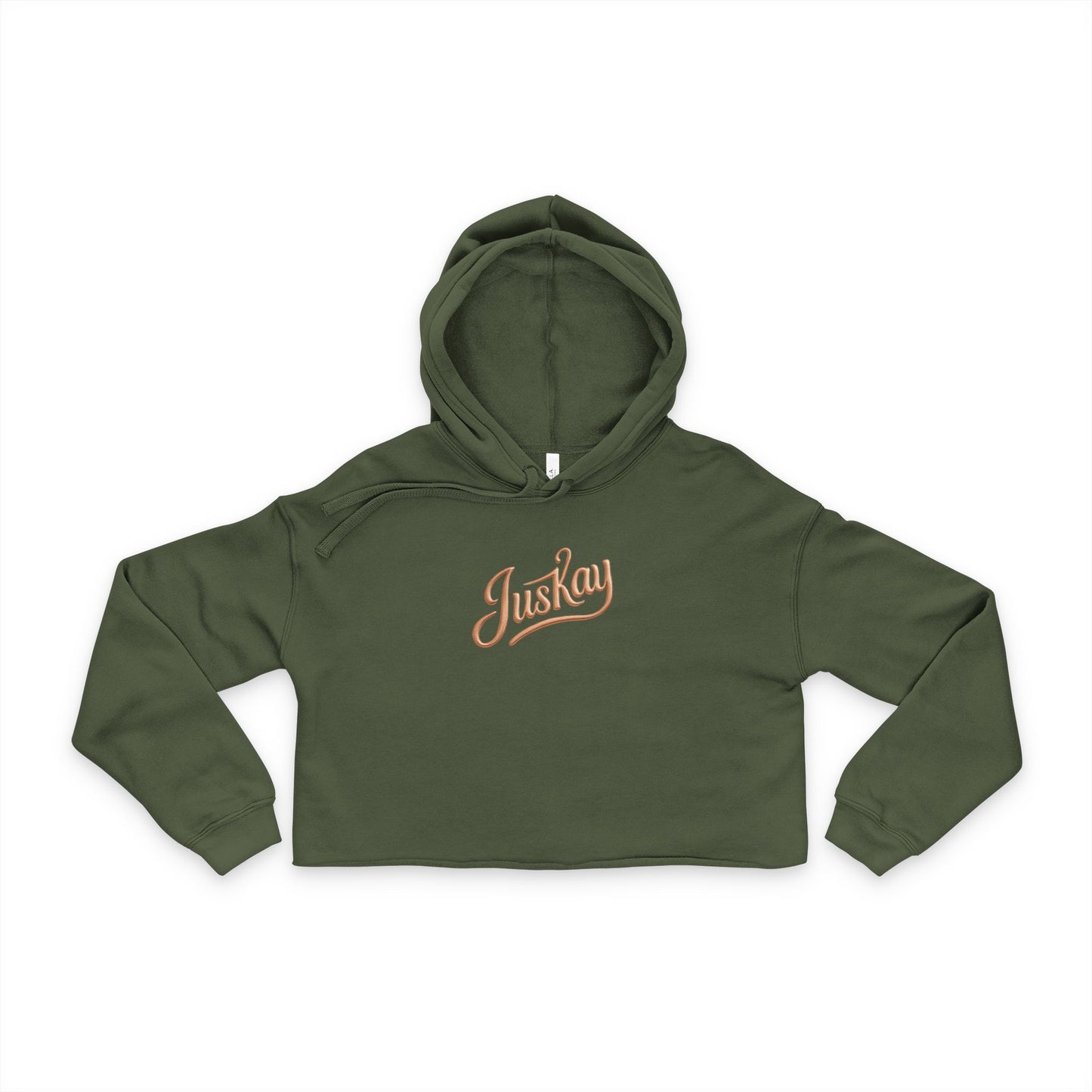 Stylish Women's Cropped Hoodie with 'Juskay' Design