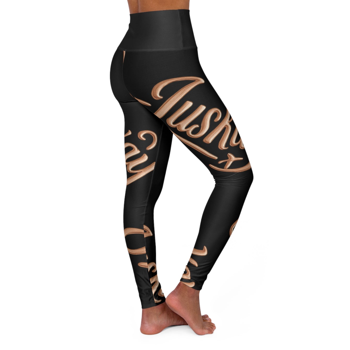 Luxe Pattern High Waisted Yoga Leggings | JusKay Design