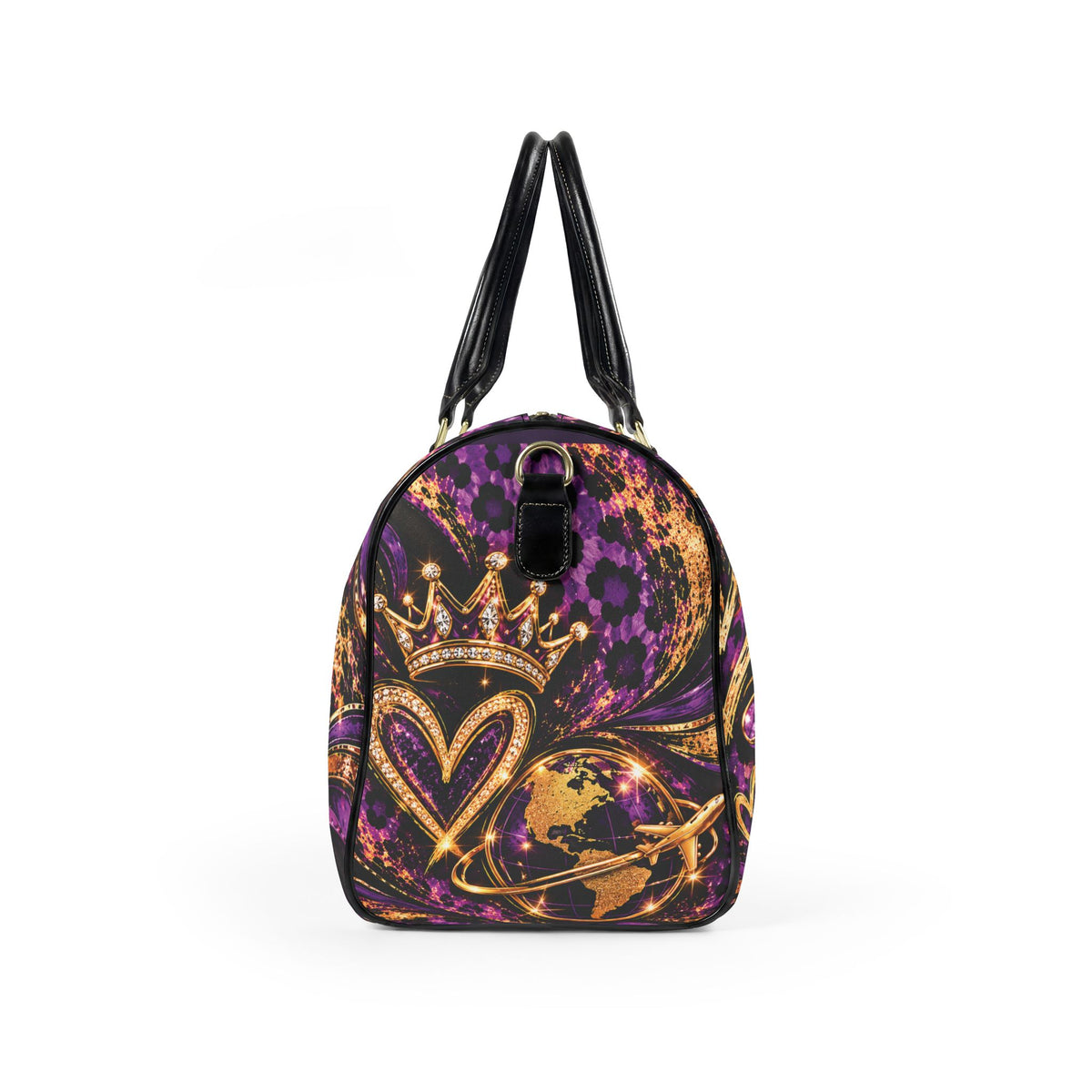 Faux Leather Travel Bag