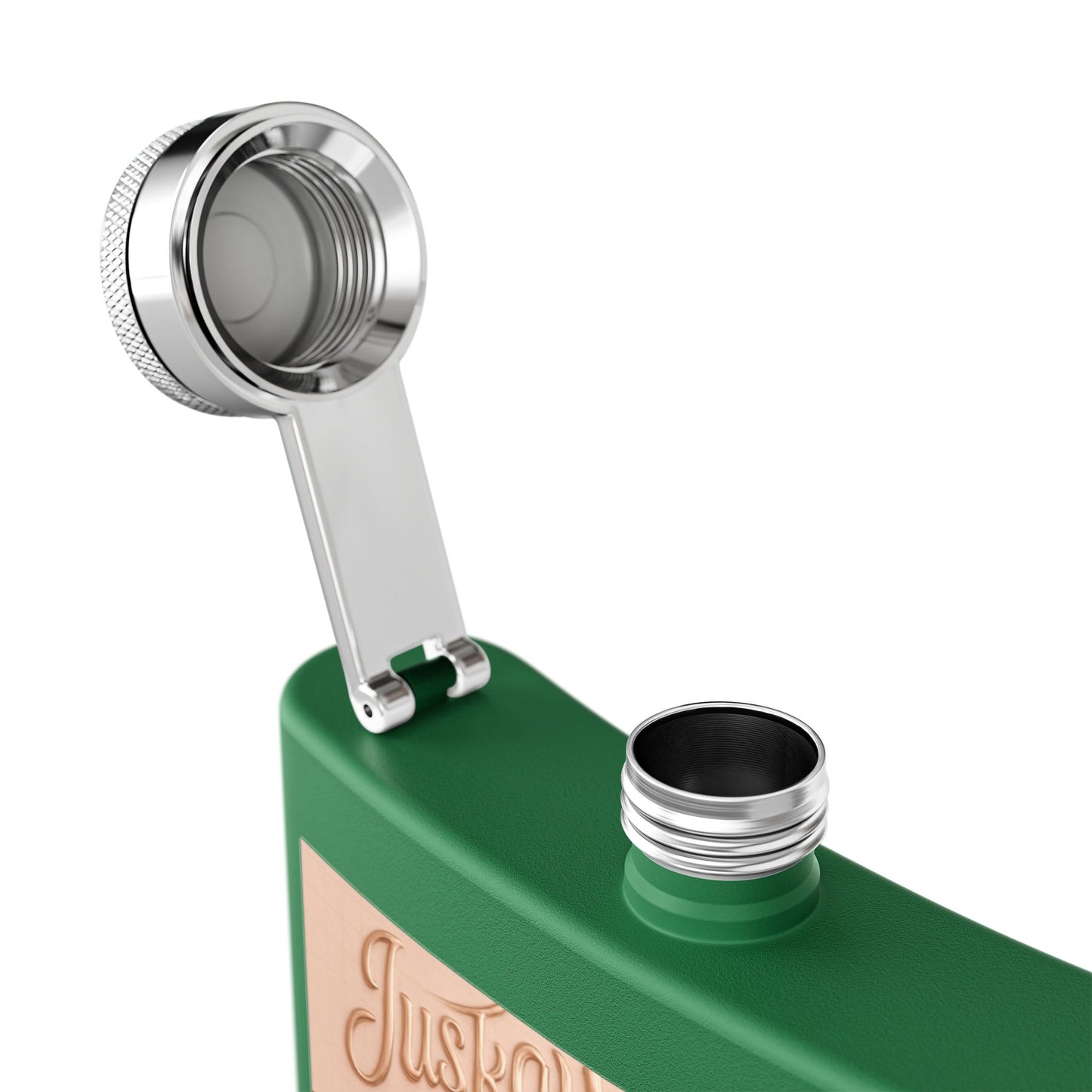 Stainless Steel Flask 6oz Luxe Pattern | JusKay Design