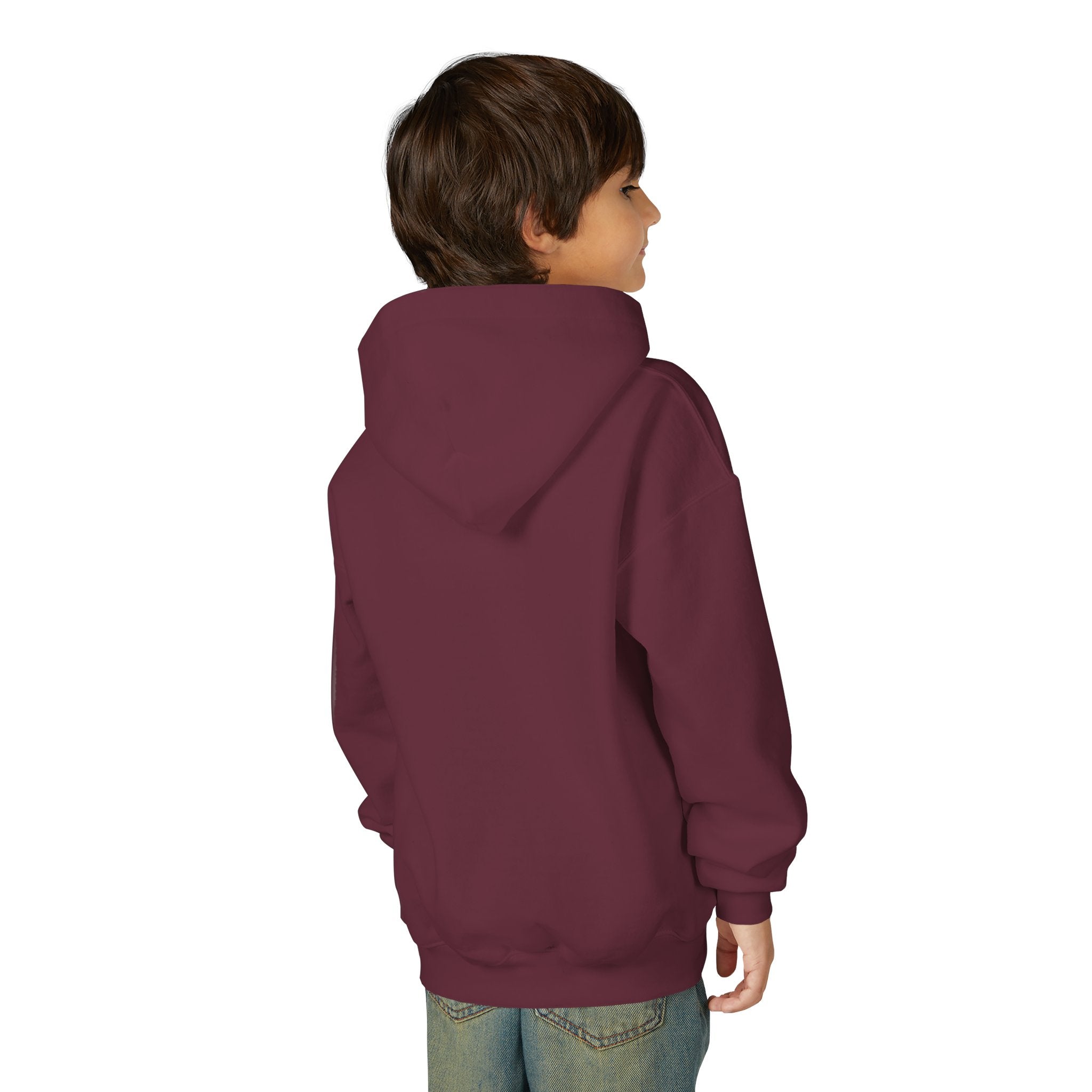 Youth Hooded Sweatshirt with Juskay Design
