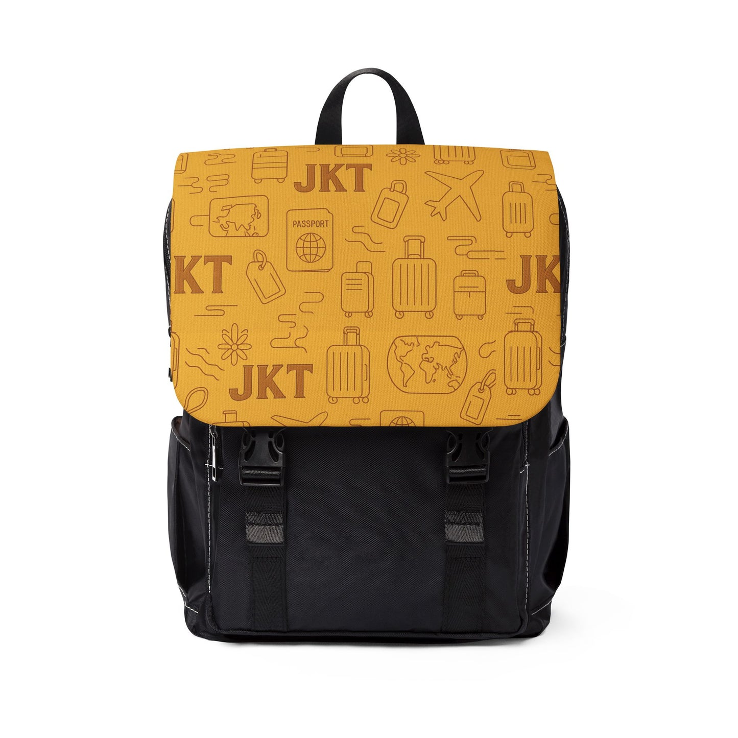 Shoulder Travel Themed Backpack | JusKay Design