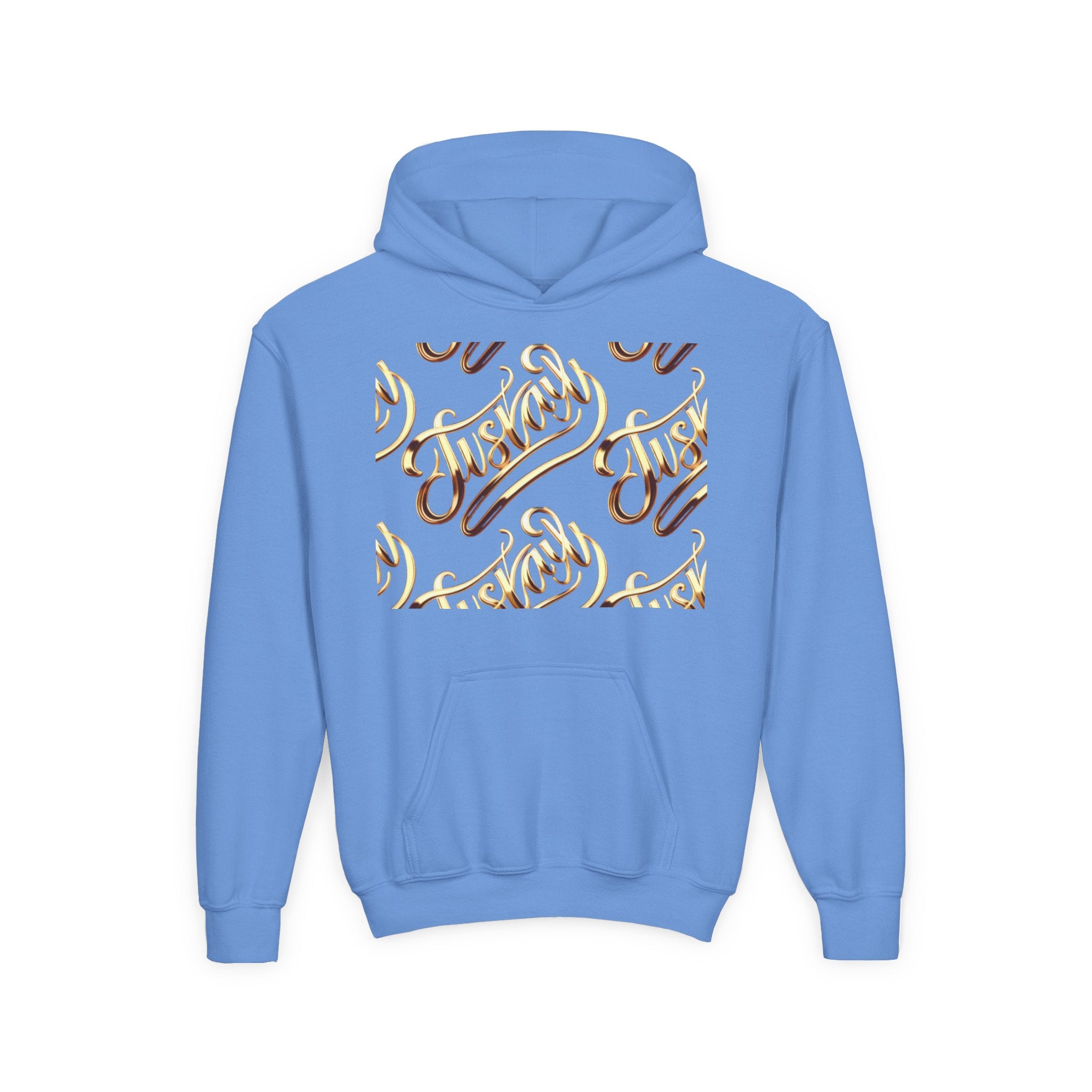 Youth Hooded Sweatshirt with Juskay Design