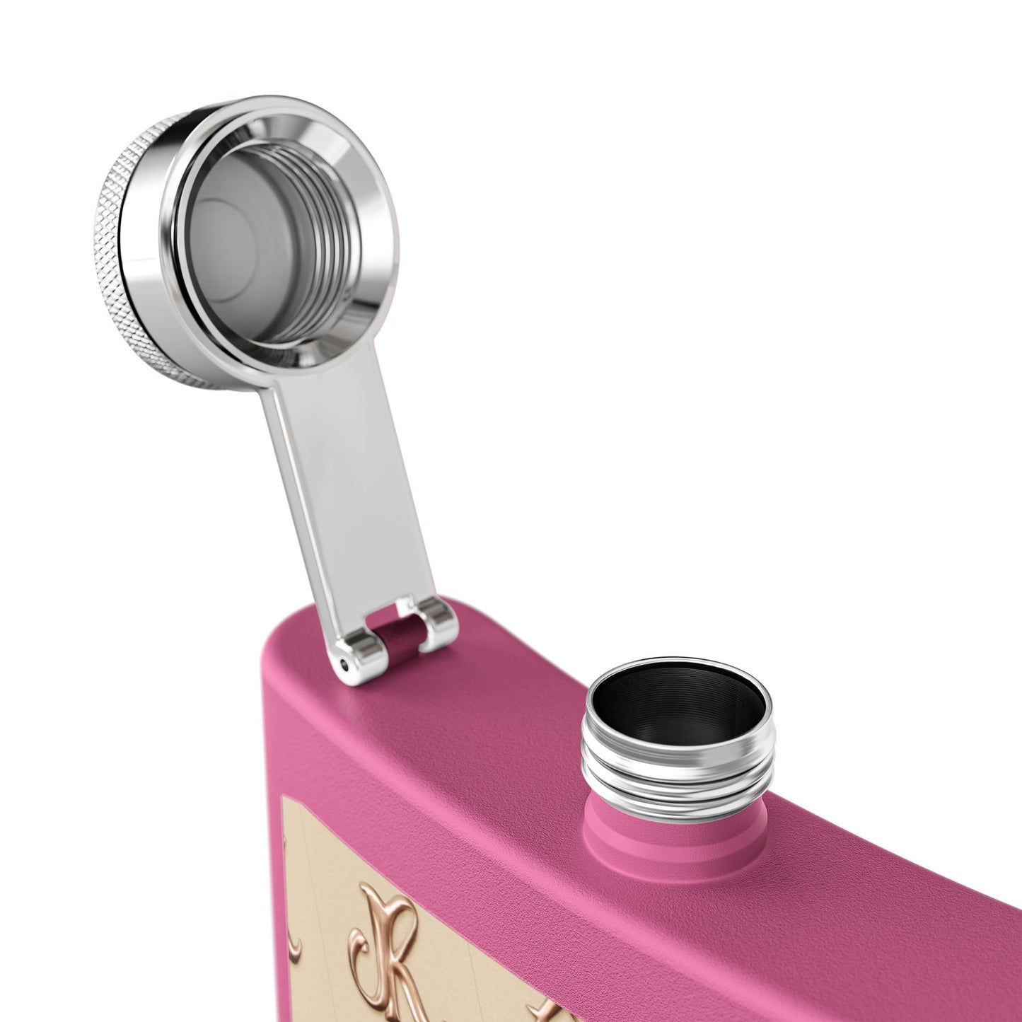 Stainless Steel Flask 6oz Luxe Pattern | JusKay Design