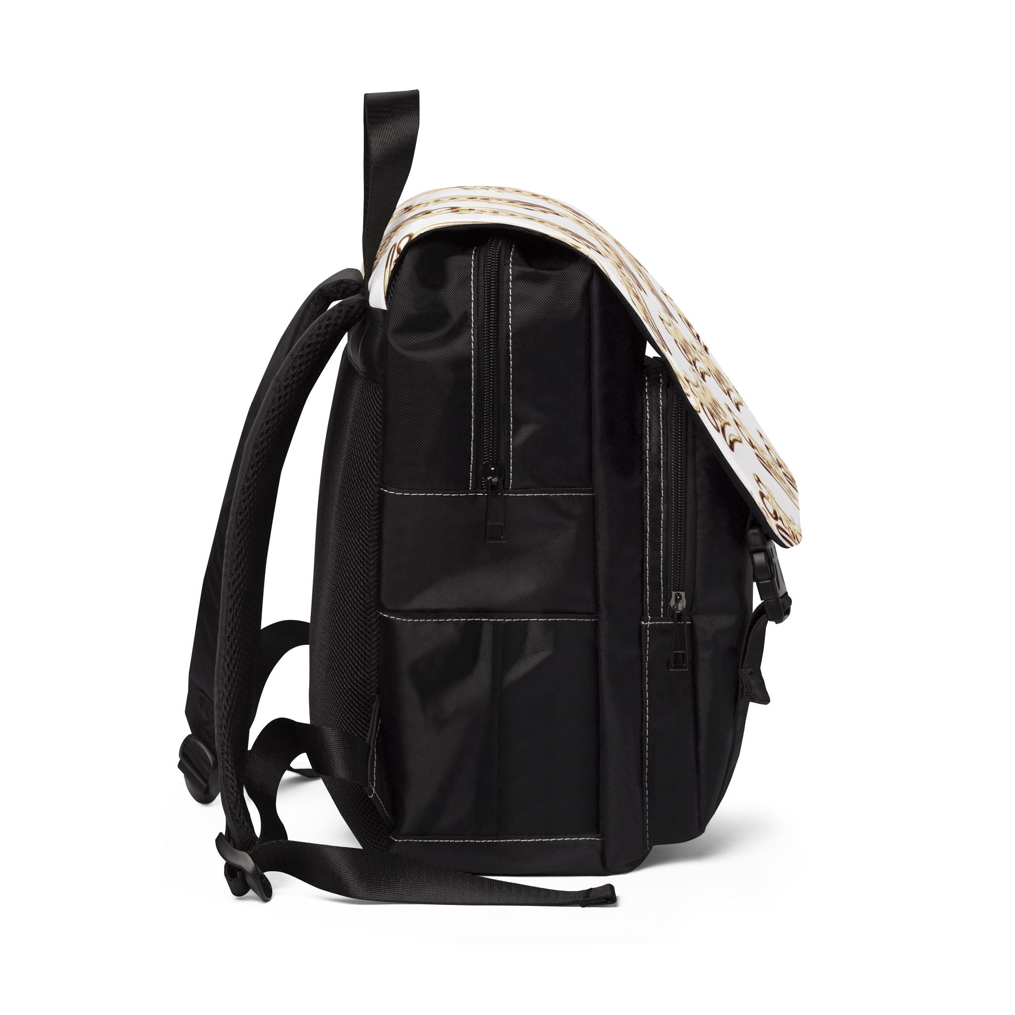 Shoulder Backpack - Juskay Design (White)