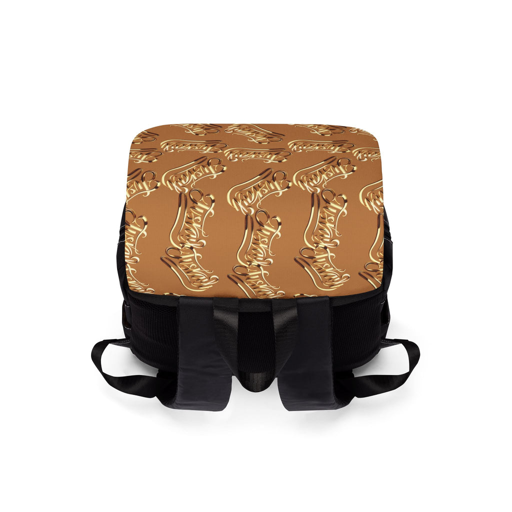Shoulder Backpack - Juskay Design (Light Brown)