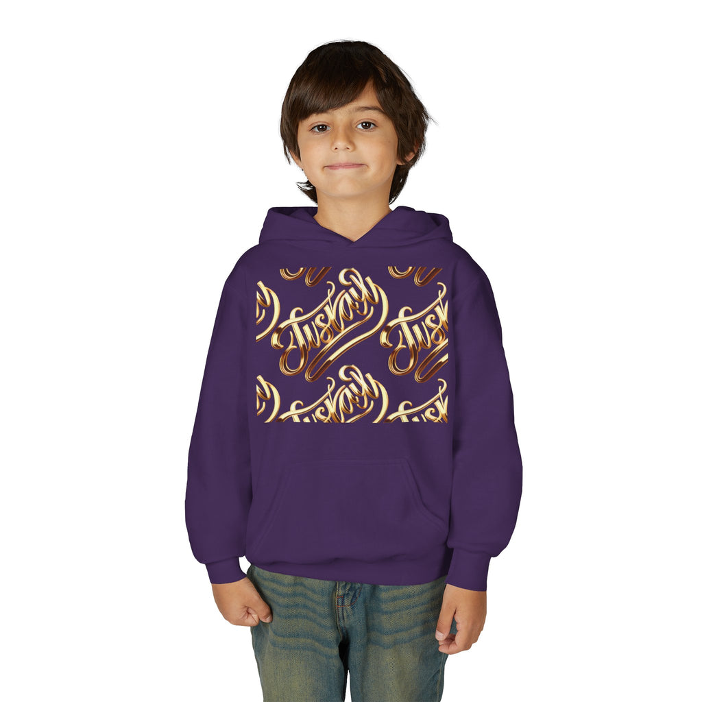 Youth Hooded Sweatshirt with Juskay Design