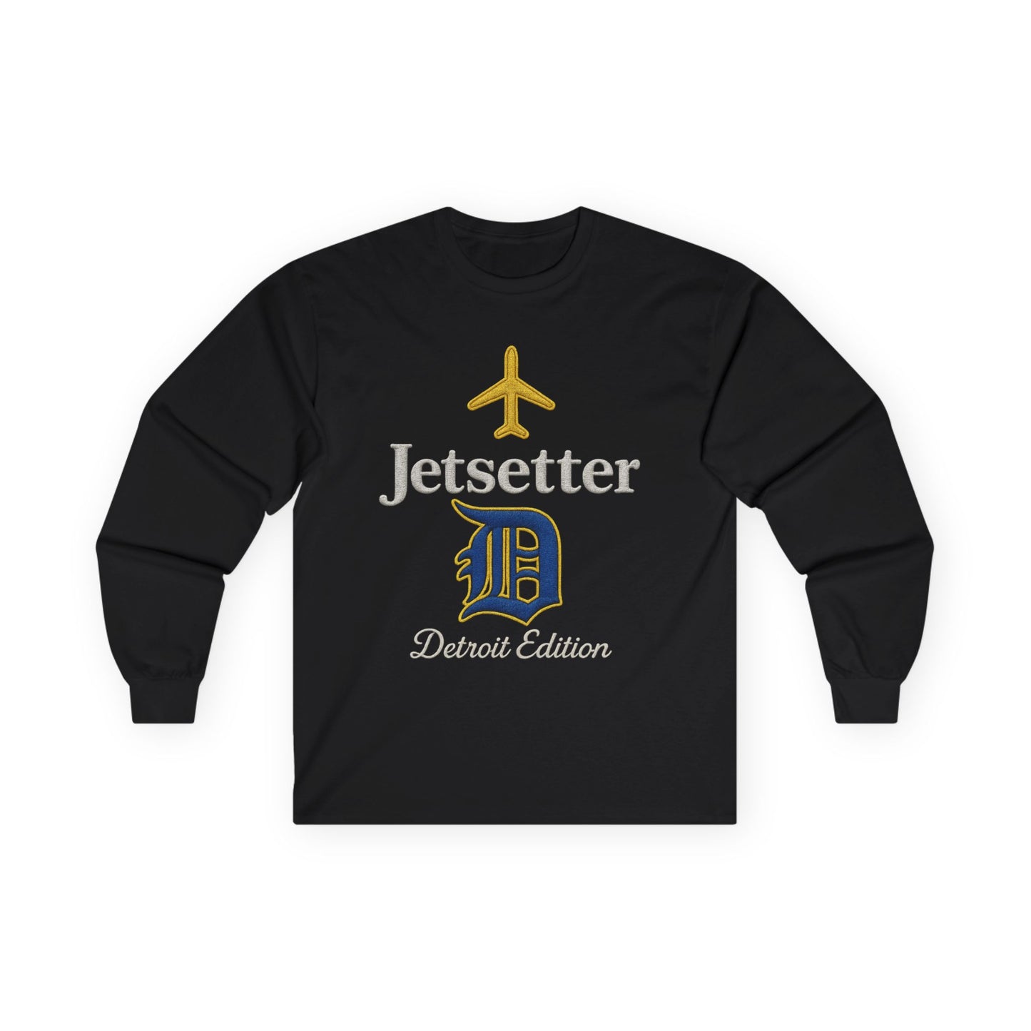 Jetsetter Detroit Long Sleeve Tee - JusKay Design