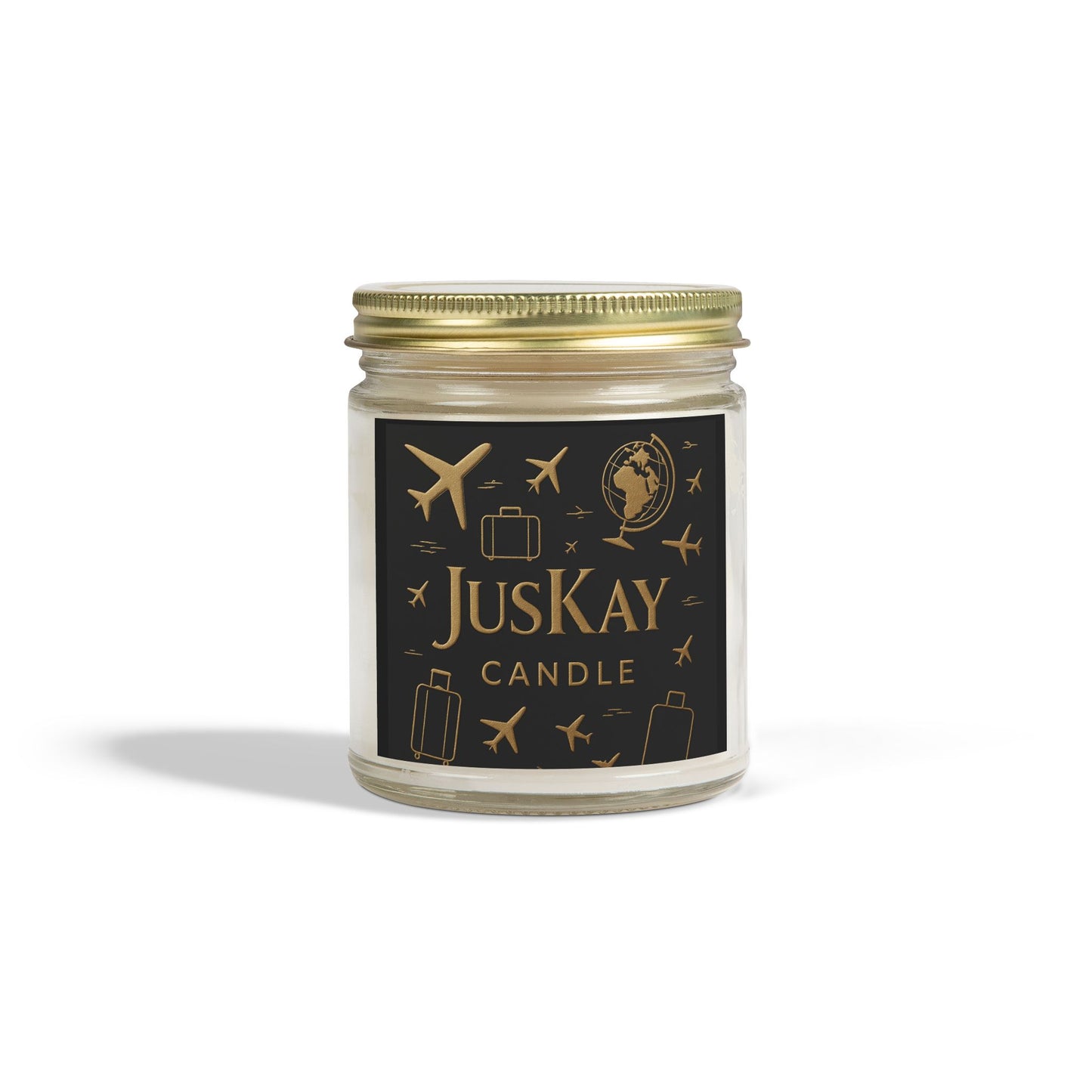 JusKay Travels Scented Candles | Coconut Apricot Wax
