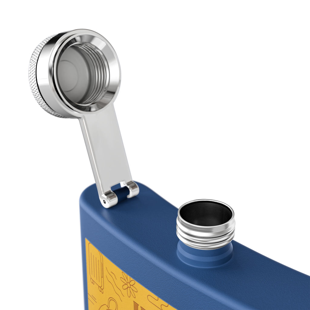 Stainless Steel Flask, 6oz - JusKay Design