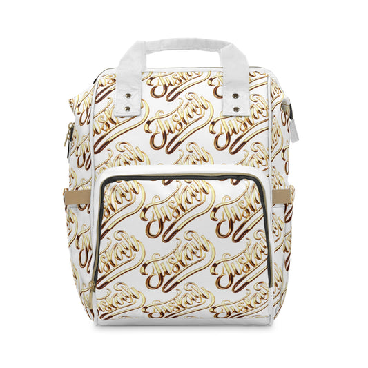 Stylish Travel Diaper Backpack Luxe Pattern | JusKay Design