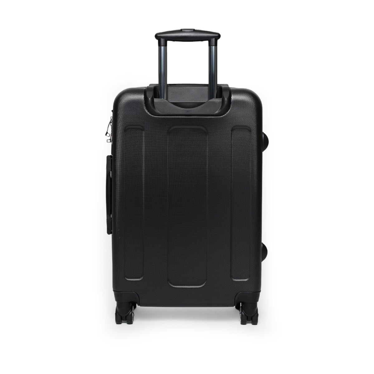 Bougie JusKay Script Carry-On Suitcase — Black Travel Luggage