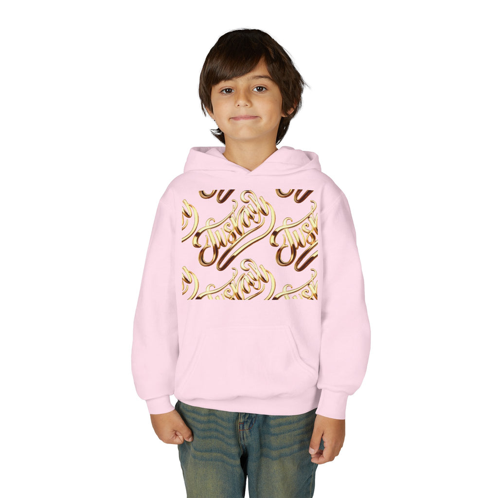 Youth Hooded Sweatshirt with Juskay Design