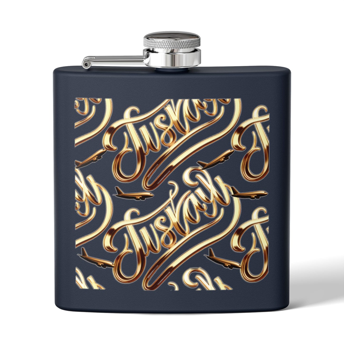 Stainless Steel Flask, 6oz - JusKay Design