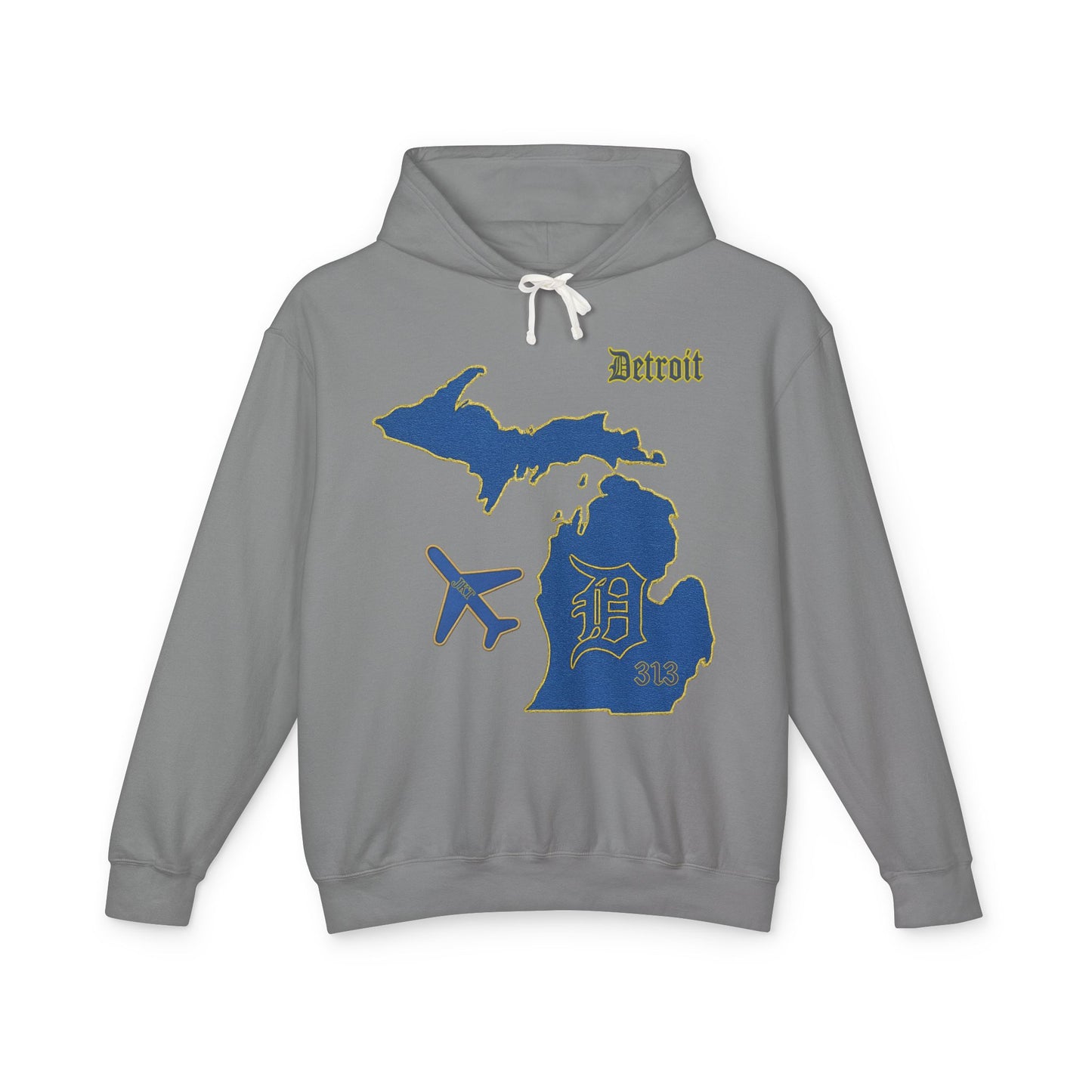 Jetsetter Hoodie | Detroit Edition - Michigan Map Travel Pullover
