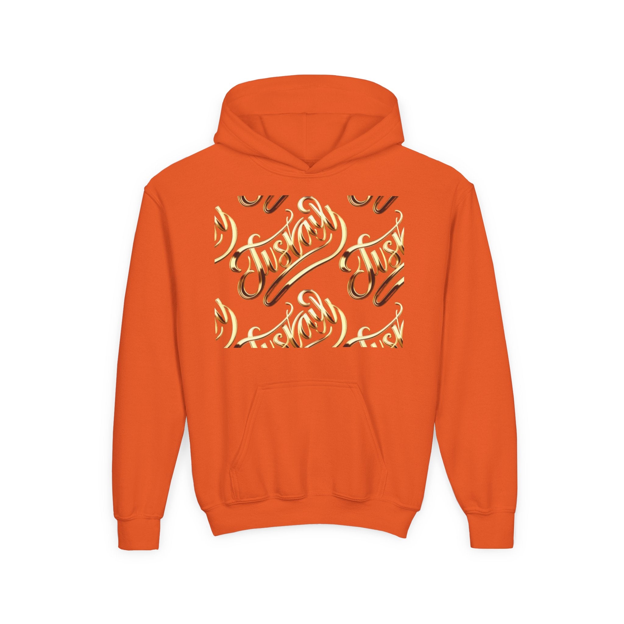 Youth Hooded Sweatshirt with Juskay Design