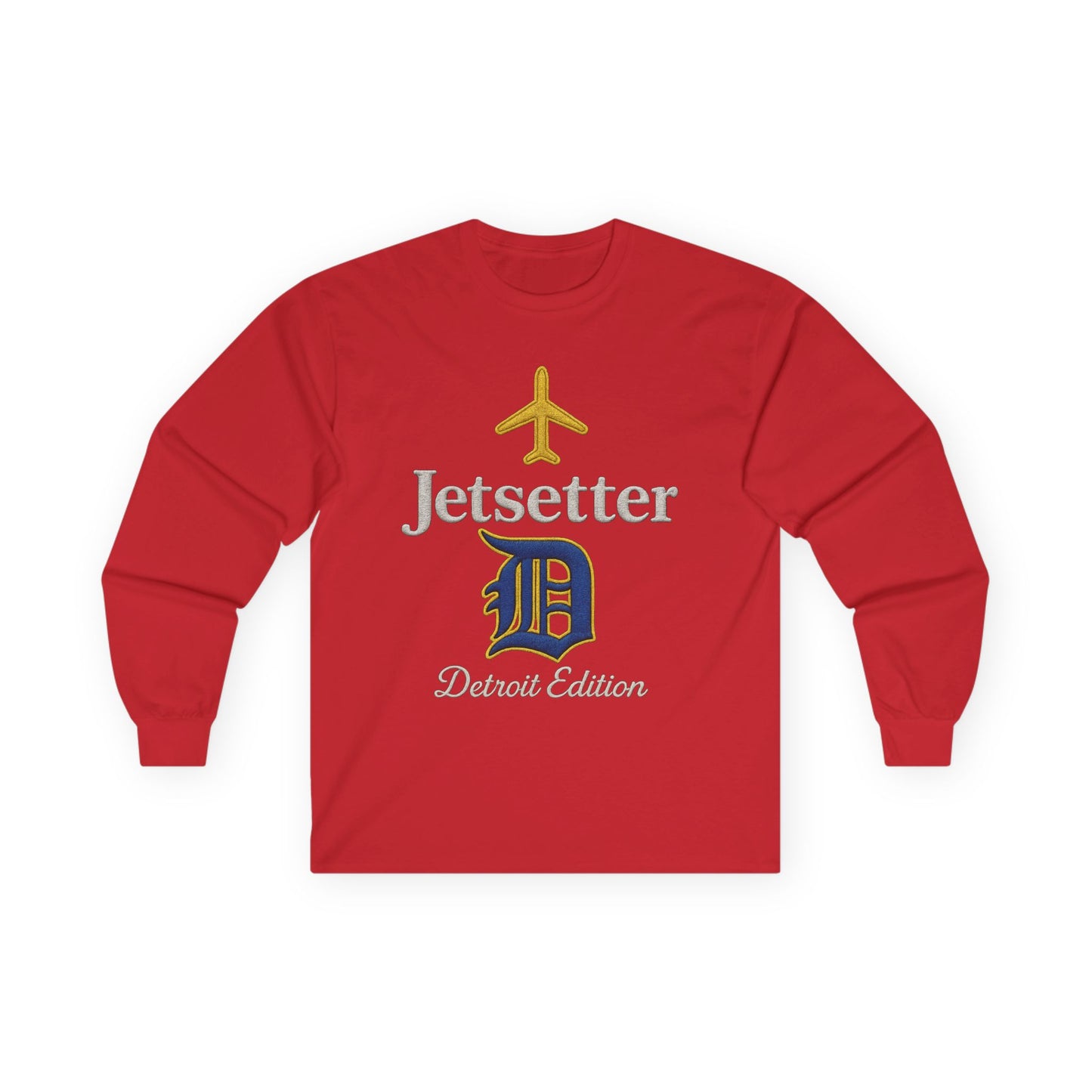 Jetsetter Detroit Long Sleeve Tee - JusKay Design