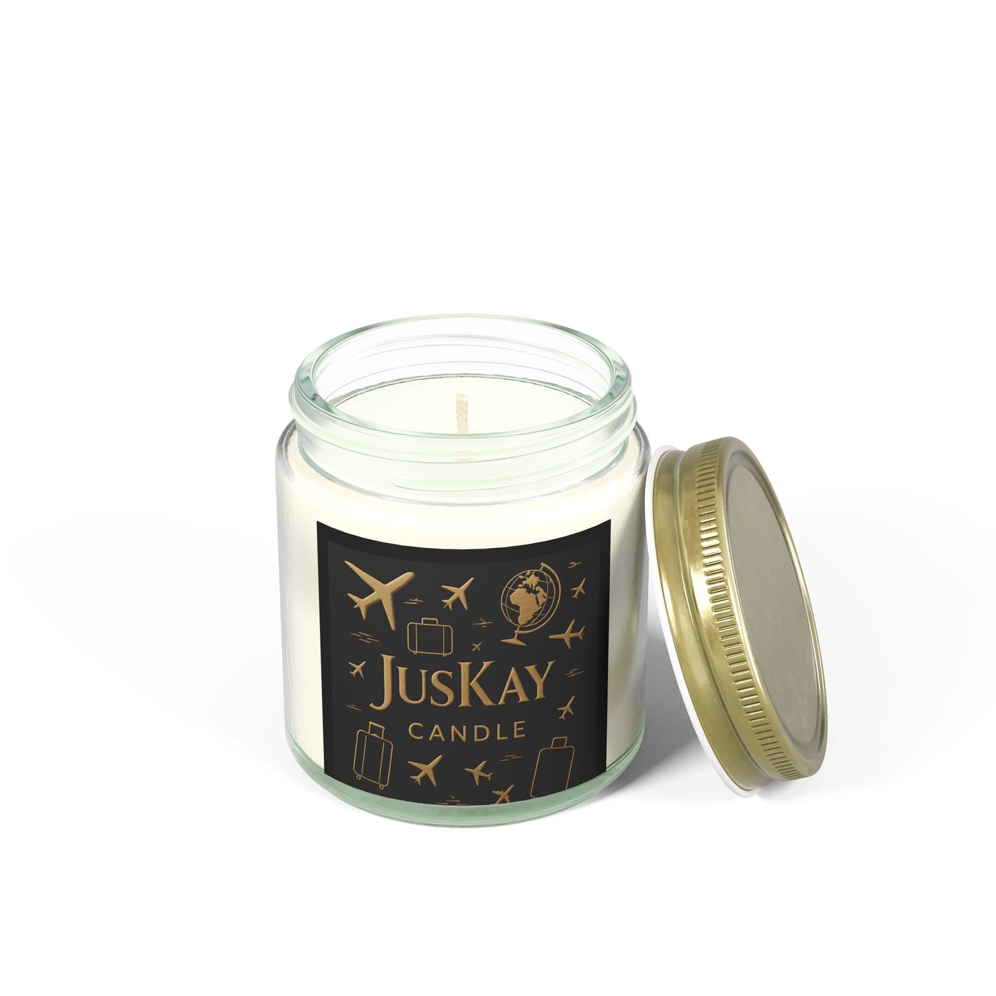 JusKay Travels Scented Candles | Coconut Apricot Wax