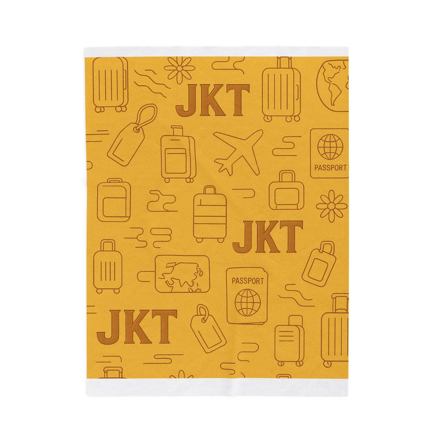 Plush Travel Blanket | JusKay Design