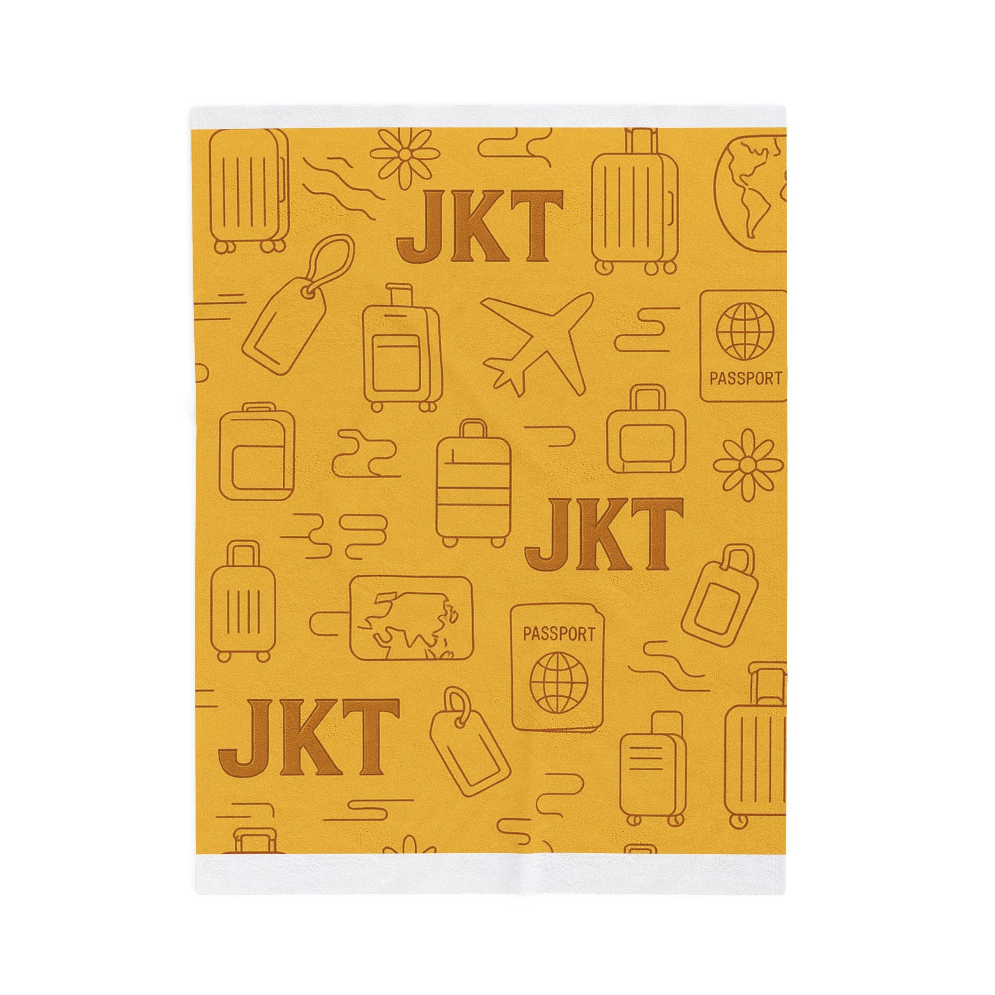 Plush Travel Blanket - Juskay Design