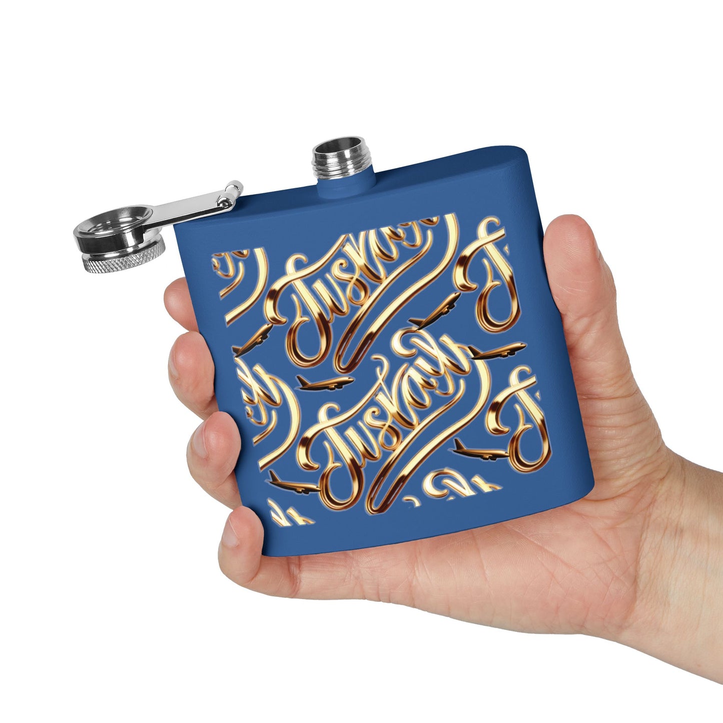 Stainless Steel Flask, 6oz - JusKay Design