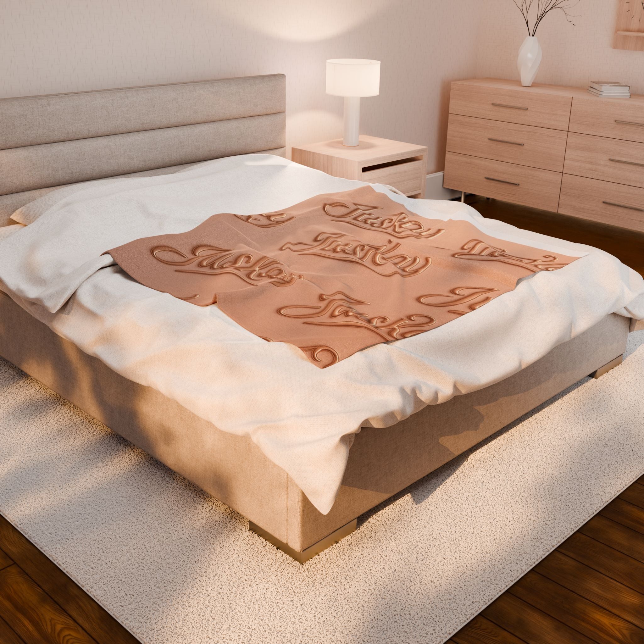 Plush Travel Blanket - Juskay Design