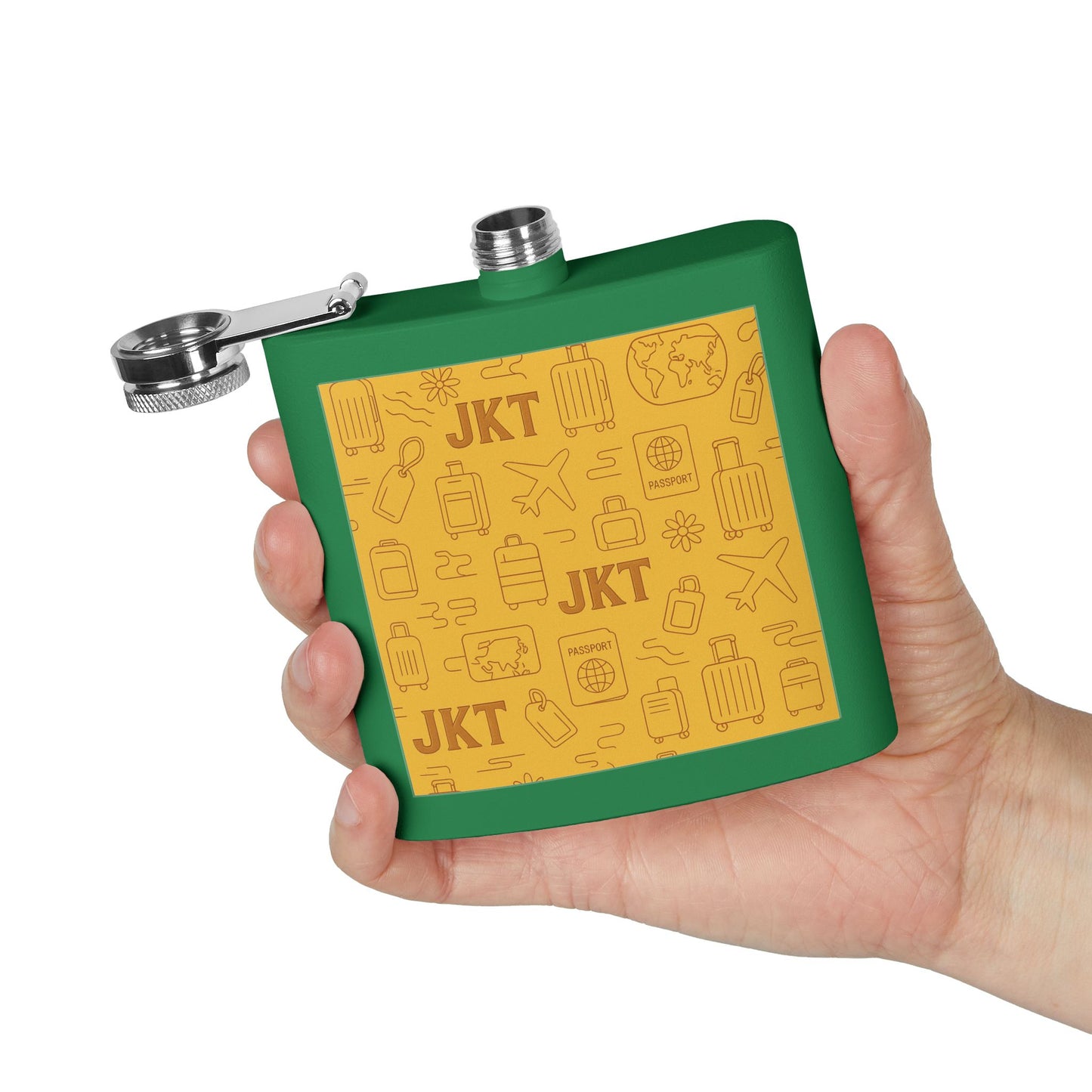 Stainless Steel Flask 6oz | JusKay Design