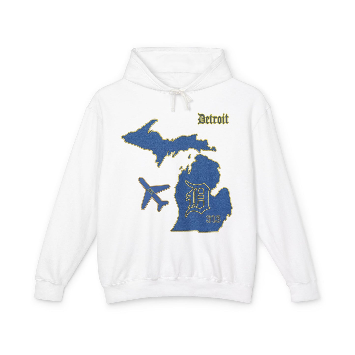 Jetsetter Hoodie | Detroit Edition - Michigan Map Travel Pullover