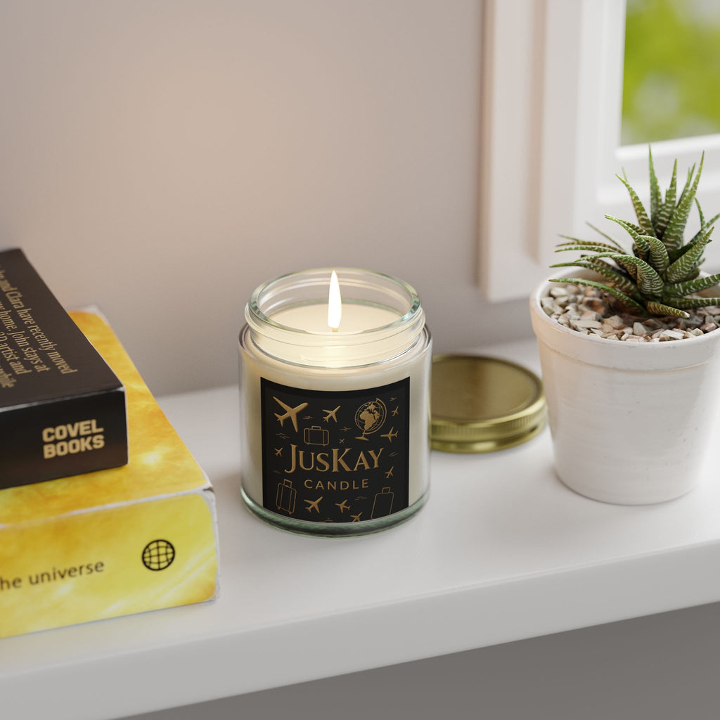 Travel Scented Candles, Coconut Apricot Wax