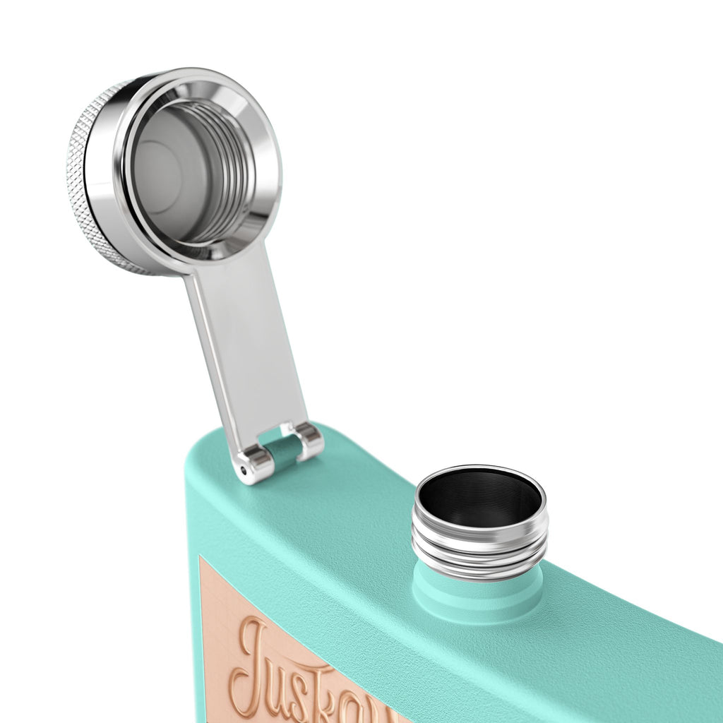 Stainless Steel Flask, 6oz - JusKay Design